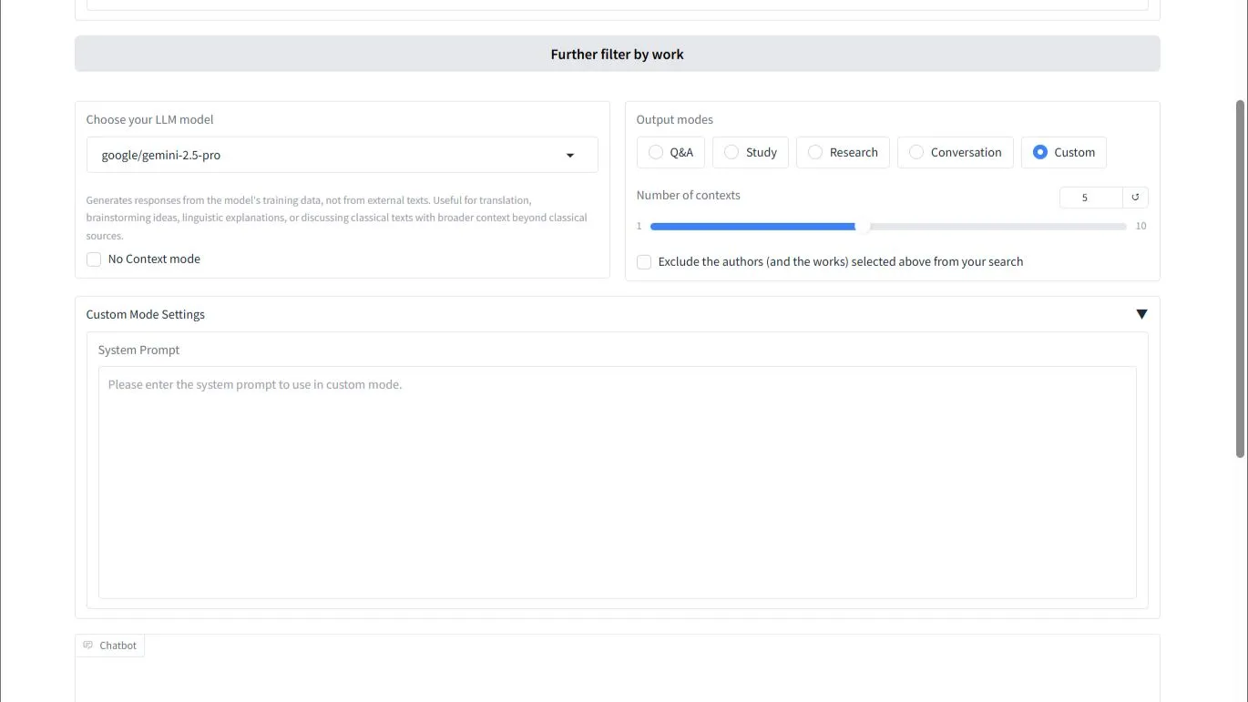 Custom output mode for Antiqua and Aozora