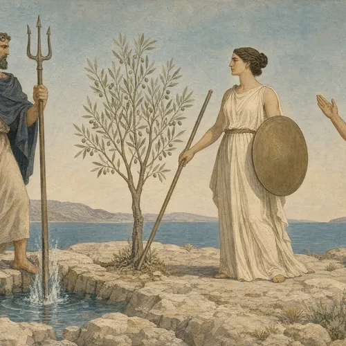 Athena and Poseidon: The Two Gifts That Decided Athens