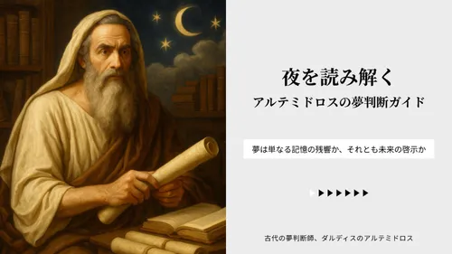 夜を読み解く：アルテミドロスの夢判断ガイド