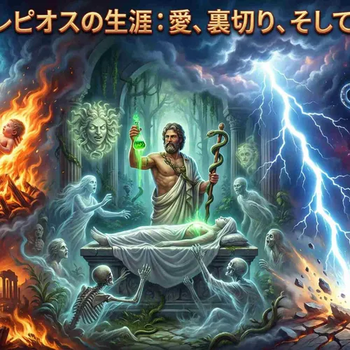 アスクレピオスとは｜医術の神が死者を蘇らせ雷に撃たれるまでの神話