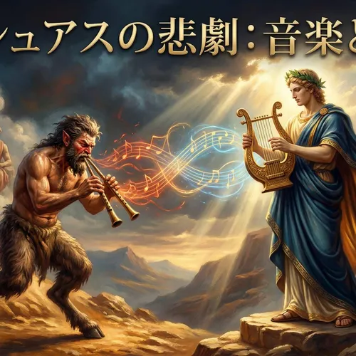 マルシュアスとは｜アポロンに挑んだ笛吹きと皮剥ぎの神話