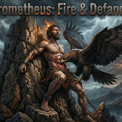 Prometheus, God of Fire: Why Zeus Punished Him for Eternity