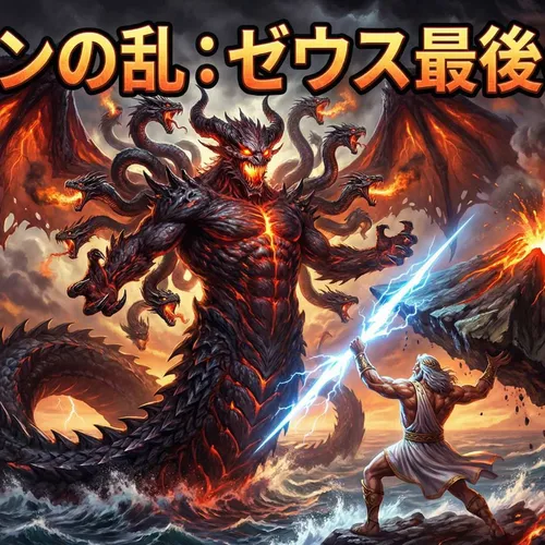 テュポンとは｜ギリシャ神話最大の怪物とゼウスの最終決戦を解説