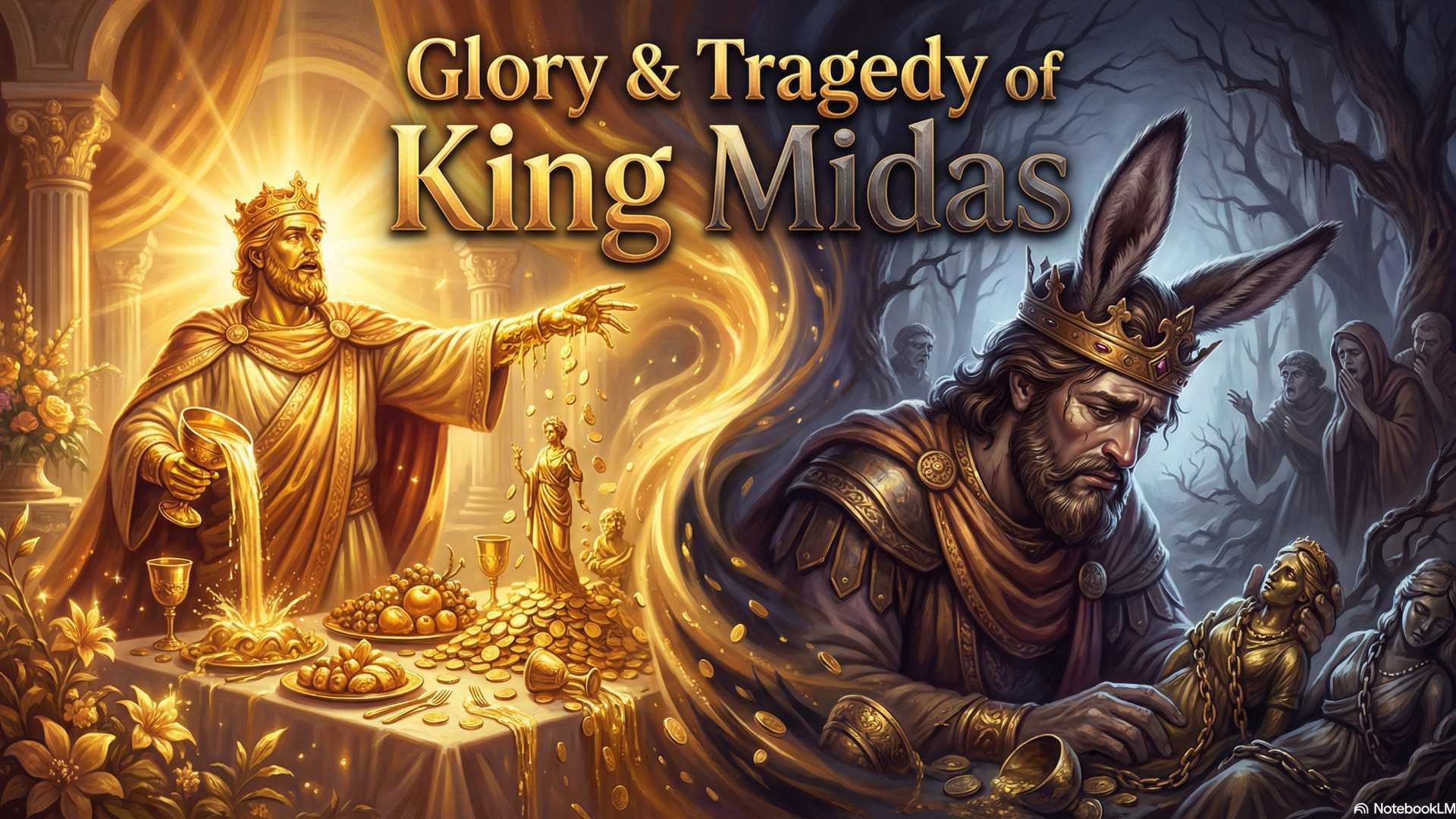 Fruit turned to gold and a thicket of reeds swaying in the wind