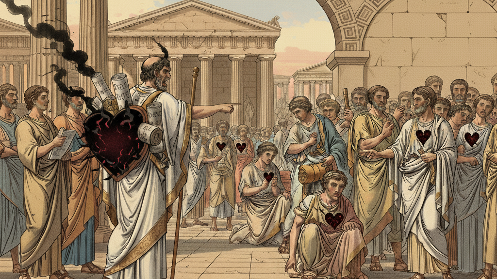 A photo representing the control of anger